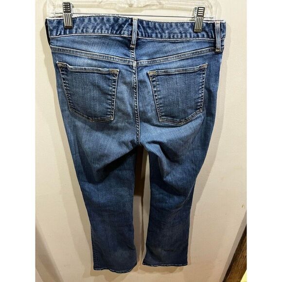 Eddie Bauer Jeans Womens S6 Bootcut Blue Mid Rise Denim Cowboy Western Casual - Picture 2 of 10